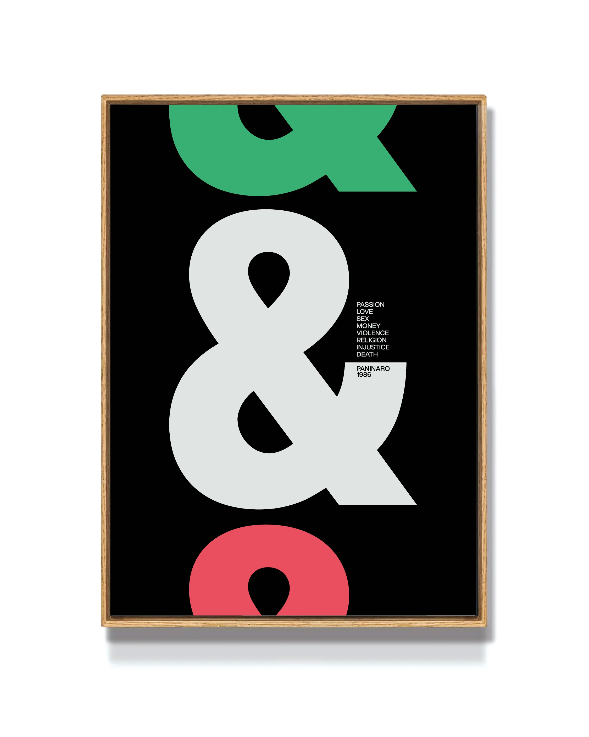 AMPERSAND ITALIAN TRI - GREEN WHITE RED